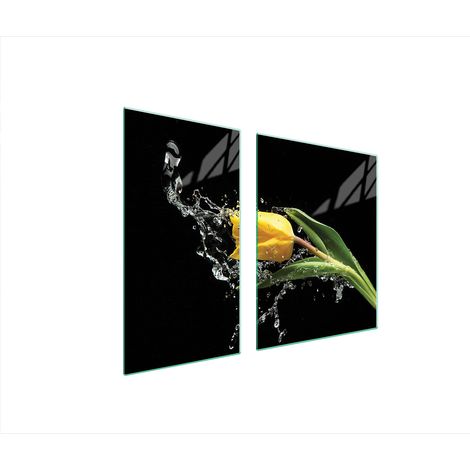 GLASSCHUTZPLATTE FÜR HERD 90x52 TULIP (1/5)