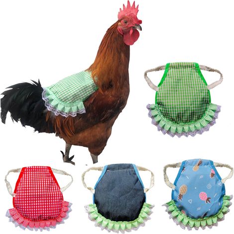 Selle Pour Poule - Protection Du Dos - Double Épaisseur - 23 Cm - 14 G - Pour Poules Adultes (1/5)