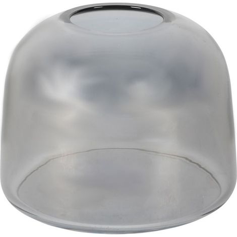 Glasvase grau blau Blumenvase Kugelvase Dekovase Vase Tischdeko Wohnaccessior