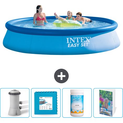 Intex Piscine Easy Set Ronde - 396x84 cm - 5-pièces SCB130 (1/5)