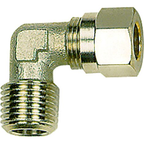 Riegler Winkel-Einschraubverschraubung, R 1/4 a., Rohr-Außen-Ø 8 (1/3)