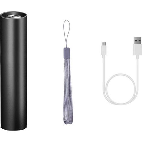 Mini Lampe de Poche Lampe Torche LED Rechargeable Lampe Enfant Petite Led USB Torche Rechargeable pour Camping Randonnée Urgence (1/5)