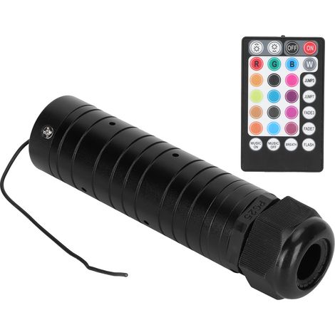 12V Glasfaser-LED-Lichtquelle, mehrfarbige Auto-Deckenleuchte mit Fernbedienung (1/5)