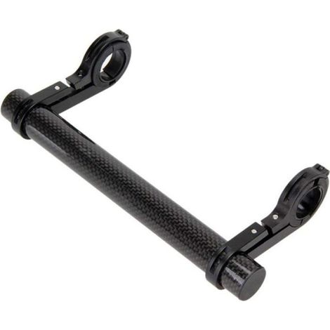 Extension De Guidon - Fibre De Carbone - 22 2 Mm X 200 Mm - Pour Support Lampe GPS Smartphone Camera Sportive - 1 Piece (1/4)