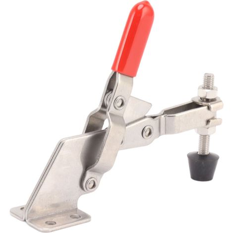 Pince à bascule à dégagement rapide en acier inoxydable 304, Force de serrage de 100kg, pince à levier pour le travail du bois (1/5)