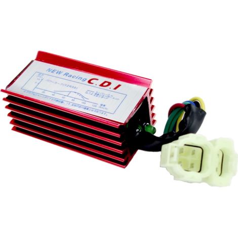Zündmodul für Roller - rotes Tuning (Variante 2) (1/2)