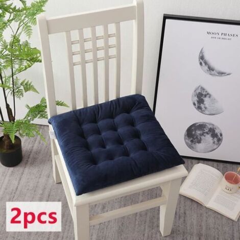 Stuhlkissen – Unbenannt – 43 x 43 cm – Blau – 2 Stück – Wasserdicht (1/5)