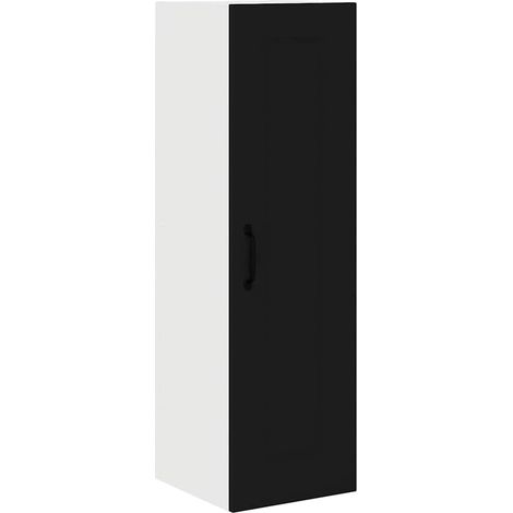 Meuble mural de cuisine,Armoire de cuisine Noir 30 x 31 x 100 cm Bois d'ingénierie CFW16454 (1/5)