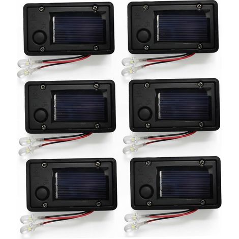 Ersatzaufsätze für Solarleuchten – 6 Stück – 4 x 7 cm – Warmweiß (1/4)
