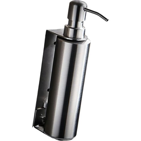 400 ml Holzoptik nachfüllbare Edelstahlpumpe für Bad und (1/5)