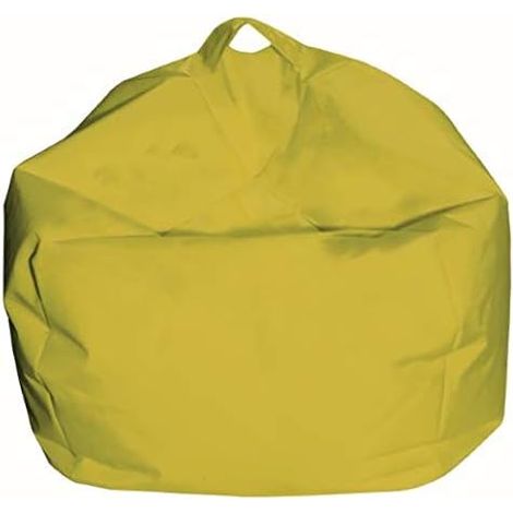 King Home Fußhocker 65x62h cm mit abnehmbarem Bezug gelb