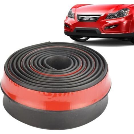 2.5 m Auto Car Trim Strip Soft Rubber Front Blade Universal Car Bumper Protector Anti-collision Adhesive Strip for Spoiler Car Truck SUV (1/5)