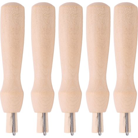 Set mit 5 vielseitigen Filznadeln – Rostfreies Filzwerkzeug-Set aus Holz für Trocken- und Nassfilzen, DIY-Handarbeit (1/5)