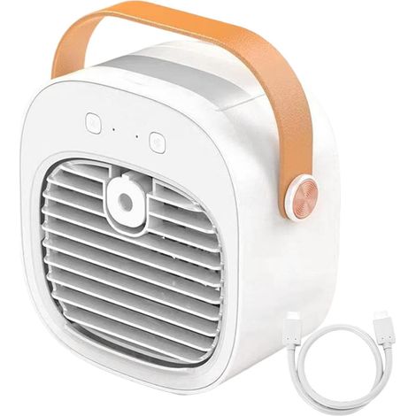 Petit ventilateur de bureau silencieux Rechargeable avec 3 (1/5)