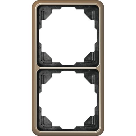 Jung 2fach Rahmen Abdeckung Bronze CD582GB 1 St. (1/2)