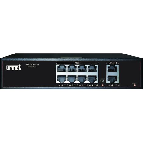 Grothe PoE-Switch SWI 3000/402, Edge Serie, 8+2 Ports, Desktop