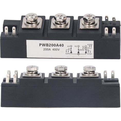Module de redresseur à thyristors de puissance à dissipation thermique rapide, plaque de cuivre, pour machine à souder 400 V (1/5)