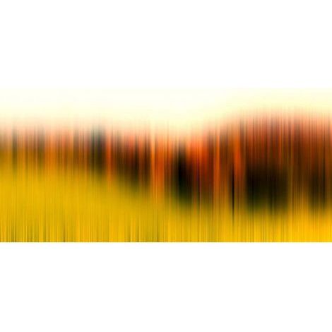 Papier peint panoramique asbtrait jaune & orange Tapisserie panoramique moderne orange & jaune Papier peint panoramique design cuisine (1/3)