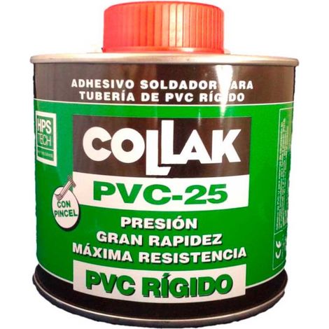 Pegamento Adhesivo PVC-25 C/PINCEL 1L COLLAK