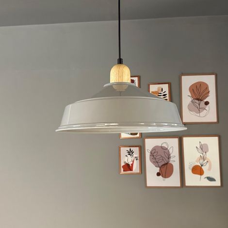 bamyum Asletl-35 Suspension Luminaire Rétro en Metal de 35 cm, Lustre de Salon Vintage, Éclairage de Plafond pour Chambre, Cuisine, Lampe Suspendue (1/5)