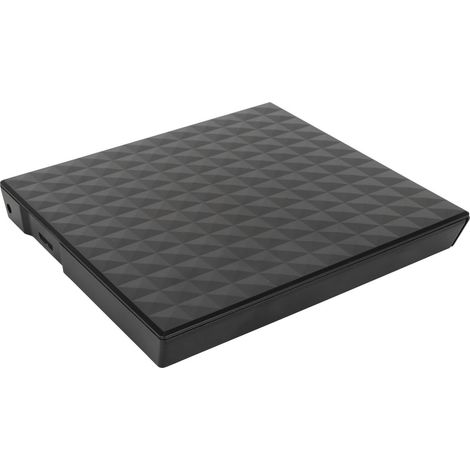 Graveur DVD externe USB 3.0 haute vitesse 5 Gbit/s, silencieux et prêt à l'emploi, compatible avec ordinateurs portables, de bureau et appareils tout-en-un. (1/5)
