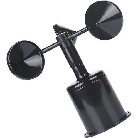 Boîtier pour indicateur de vitesse du vent, faible consommation d'énergie, données précises, installation facile, convient aux consommateurs et aux stations météorologiques de serre, 1 jeu. (1/5)