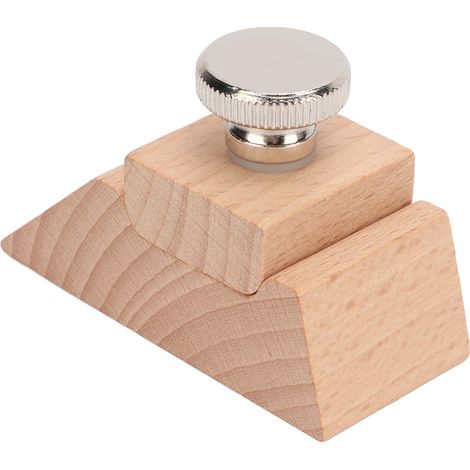 Blocs de ponçage en bois, porte-papier de verre en hêtre résistant à l'usure pour le polissage des chants, outils à main pour le cuir, blocs de ponçage biseautés