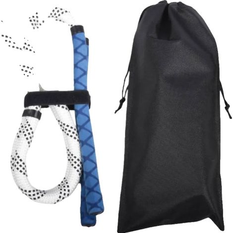 Entrenador de swing de golf, 95 cm de longitud, material de poliéster, mangos de goma antideslizantes, diseño ligero, uso ambidiestro. (1/5)