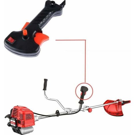 – Freischneidergriff mit Gaszug, 81 cm lang (1/5)