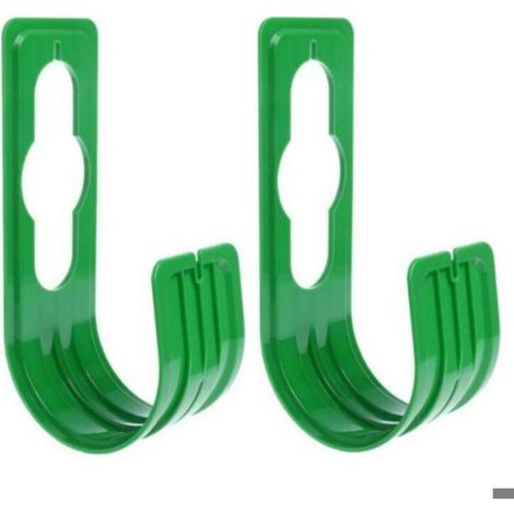 Gartenschlauchhalter – 2er-Set – Robustes ABS-Material – Rostfrei – Tragkraft 50 kg (1/4)