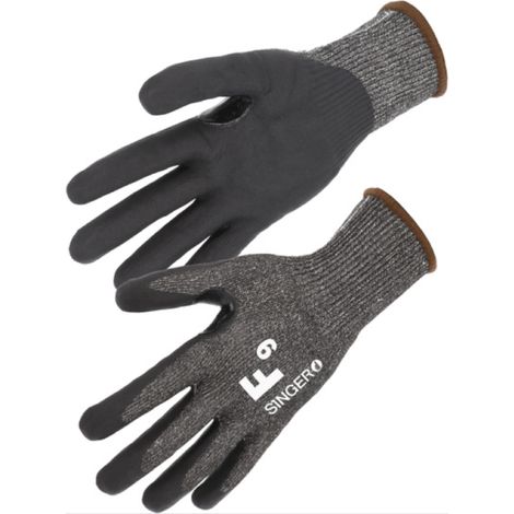 Gants de protection tactiles anti-coupure avec excellente dextérité SINGER SAFETY (Lot de 10) Grigio 10 (1/3)