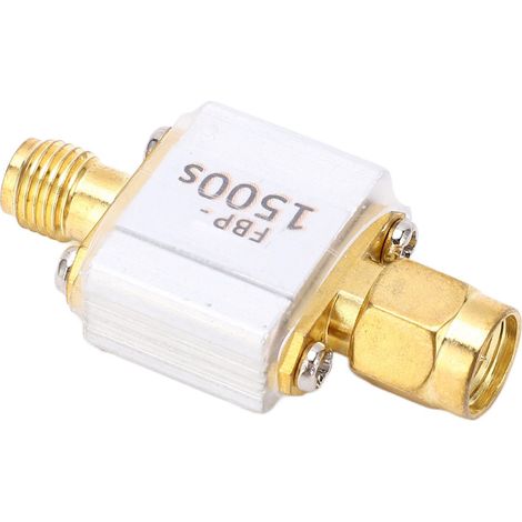 Filtre passe-bande SAW 50 Ohms 1500MHz, coaxial RF avec connecteur SMA, largeur de bande 20MHz à 1dB, composant électronique haute fréquence. (1/5)