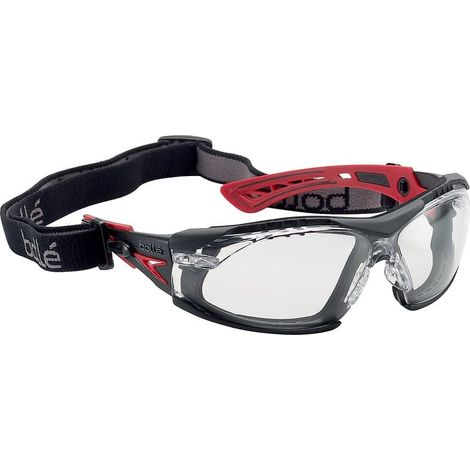 Bollé Safety RUSH+ ASSEMBLED Klare Schutz-Hybridbrille RUSHPFSPSI