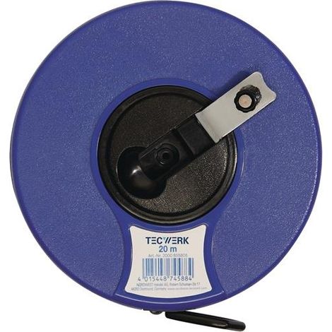 TECWERK Kapselbandmaß L.20m Bandbr.13mm 2 mm/cm EG II ABS Nylon-Fiber TECWERK (1/3)