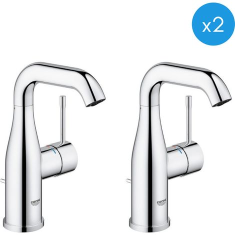Grohe Essence 2er Set Einhand-Waschtischmischer 1/2 Gr. M chrom (23462001-DUO)