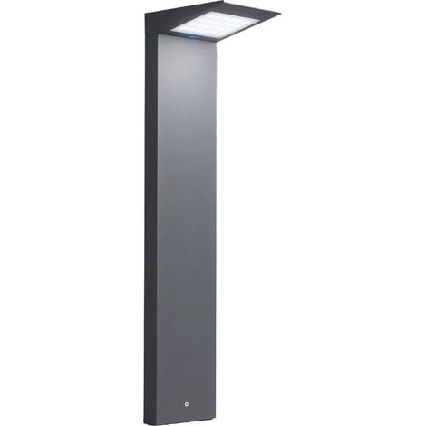 Paletto da terra Solar a led da 2,2w a batteria con fotovoltaico IP54 grigio scuro