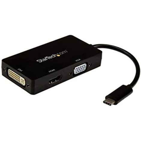 Startech Adaptador Gráfico USB-C a HDMI/DVI/VGA (1/5)