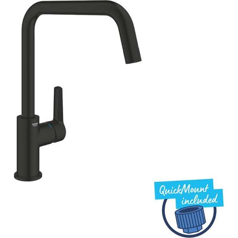 Grohe QuickFix Start - Spültischarmatur, schwarz matt 1012422430