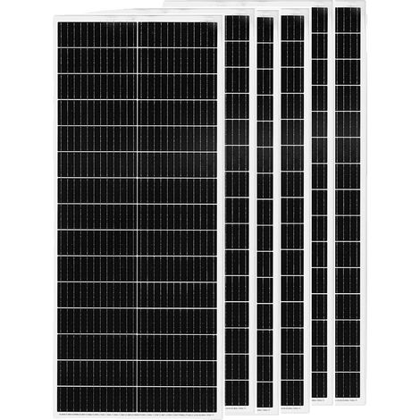 Panneau Solaire, Haute Efficacité, Applications Polyvalentes, 6Pcs100W (600W) (1/2)