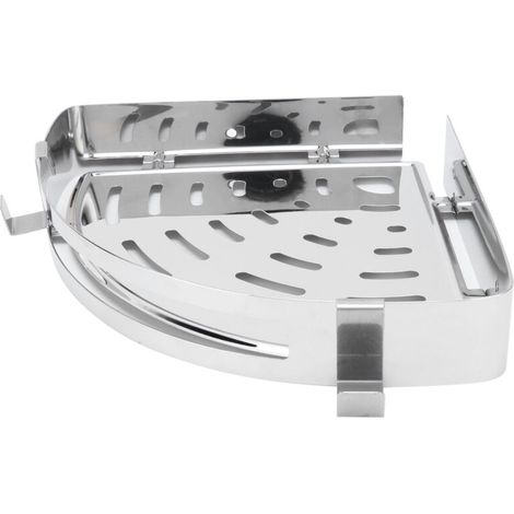 Étagère d'angle en acier inoxydable 304, organisateur de douche, douche murale, accessoires de salle de bains pour dortoir, toilettes, cuisine (1/4)