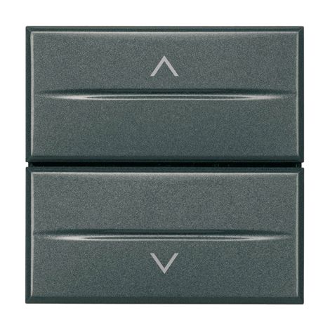 Bticino HS4027/2 Inverseur a position fixe pour volets roulants Axolute - Anthracite - 2 modules