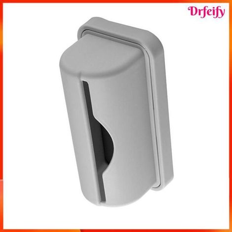 Akozon Boîte de rangement de sac poubelle Trash Bag Dispenser Roll Holder Wall Mounted Plastic Garbage Bag meuble rangement Gris (1/5)