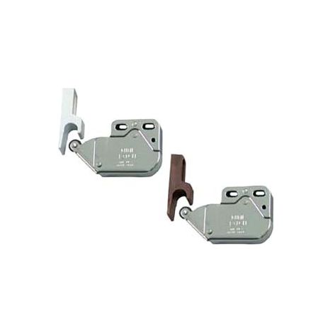 Cricchetto a Spinta Mini Latch con Riscontro 33 MMX26X11 Bianco 50 Pezzi
