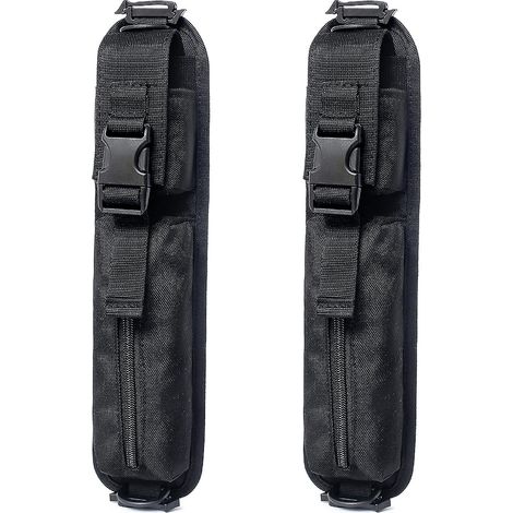 noir - 2 Pices-sacoche Ceinture Poche Sac Tactique Pochette Militaire Tui Multifonctionnel Pour Randonne Sport Plein (1/5)