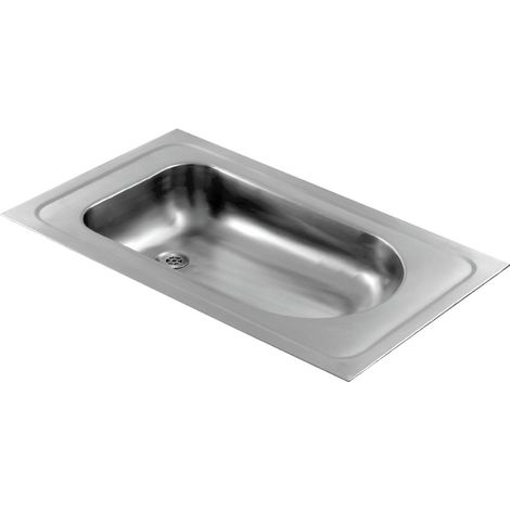 Baignoire bébé KWC Campus 915 x 550 x 155 mm, acier chromé nickelé