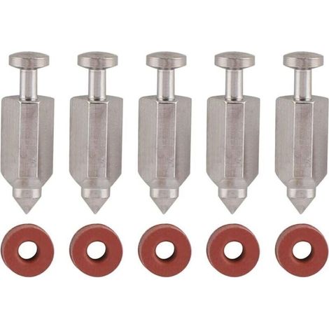 Kit de réparation de joint de siège d'aiguille de soupape à flotteur de carburateur pour moteurs verticaux Briggs Stratton 3 (1/4)