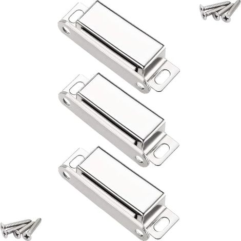 Verrous magnétiques, verrou de porte magnétique de 20 kg et 12 vis, acier inoxydable 304, verrous magnétiques (1/5)