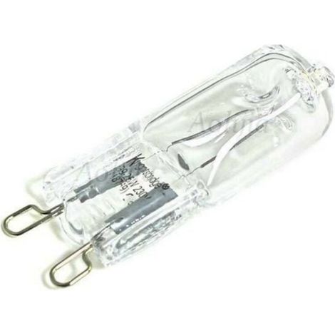 Ampoule halogène pour four G9 - Lot de 3 ampoules G9 25W 230V, résistantes jusqu'à 300°C, noir et gris (1/4)