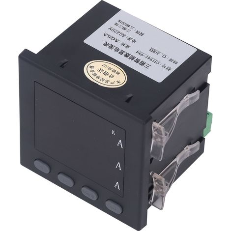Compteur de courant triphasé 220V, ampèremètre numérique LED programmable, afficheur intelligent, mesureur électrique de précision (1/5)