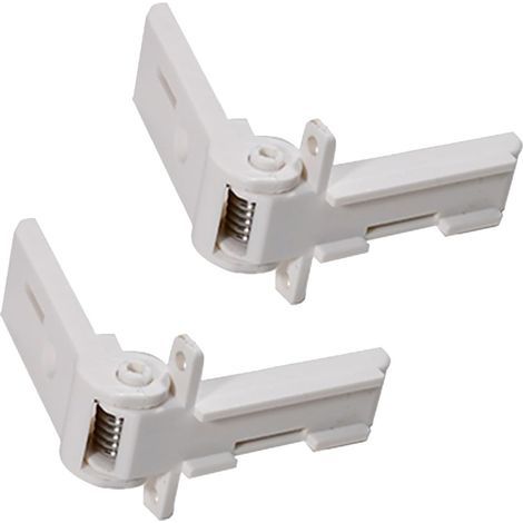 Charnière de Congélateur Rechange pour Réfrigérateur 2 Pièces Compatible avec Caravane Camping-car 241212501 (1/4)